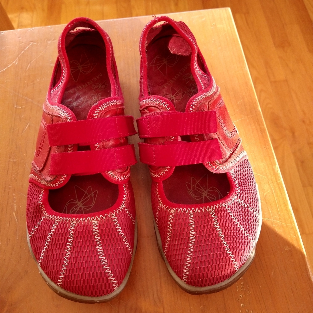 Red merrell Lorelei  shoes
